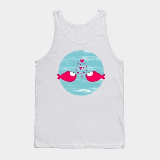 Kiss fish Tank Top